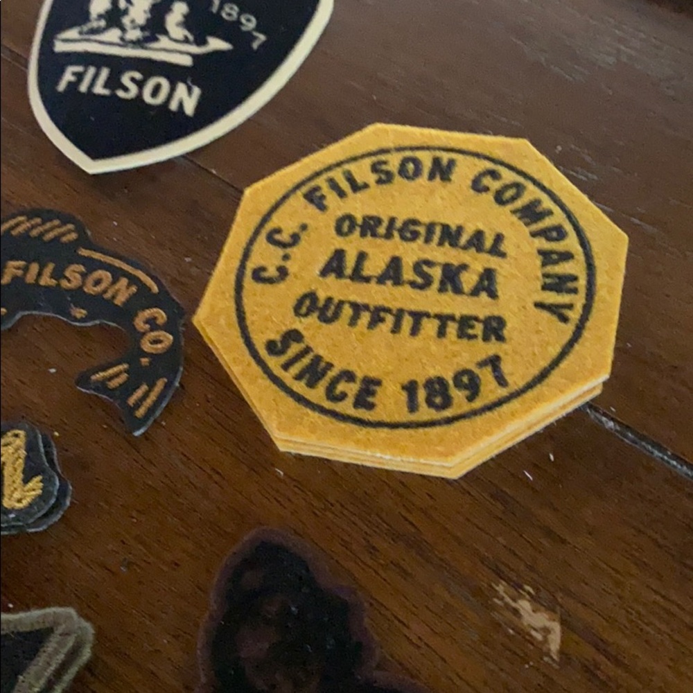 CCF company Filson patch new with tags octagon